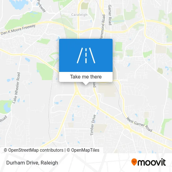 Durham Drive map