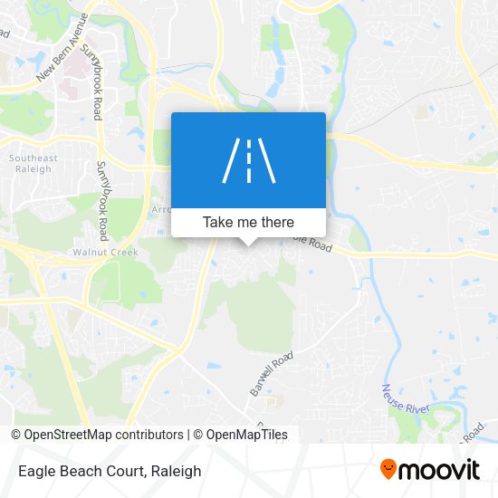 Mapa de Eagle Beach Court