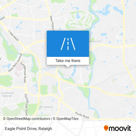 Eagle Point Drive map