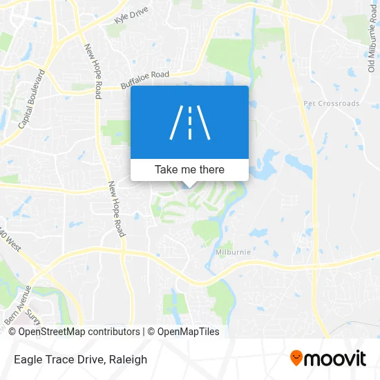Eagle Trace Drive map