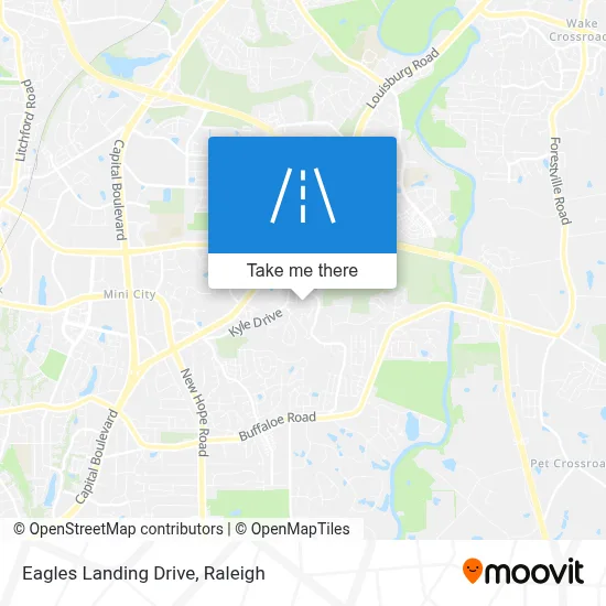 Eagles Landing Drive map