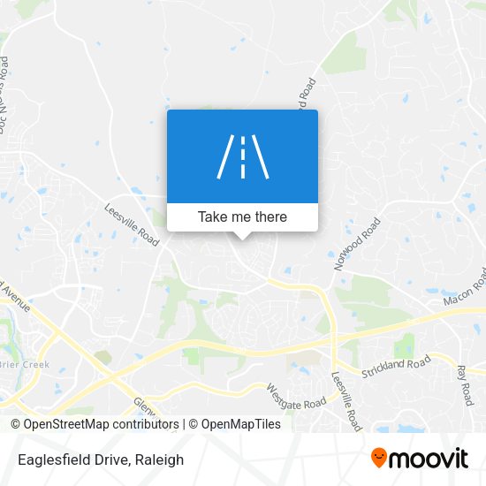 Eaglesfield Drive map