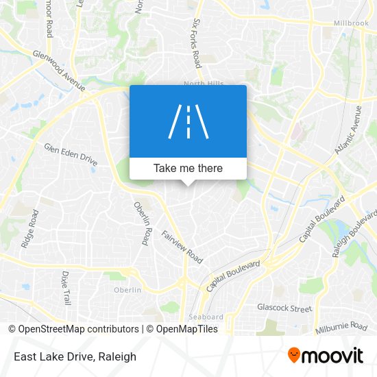 Mapa de East Lake Drive