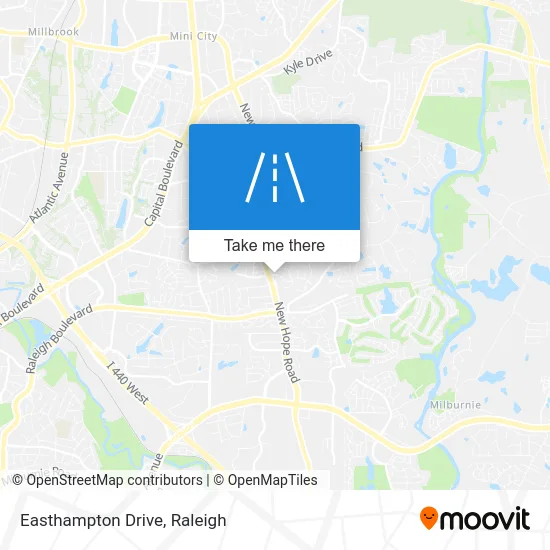Easthampton Drive map