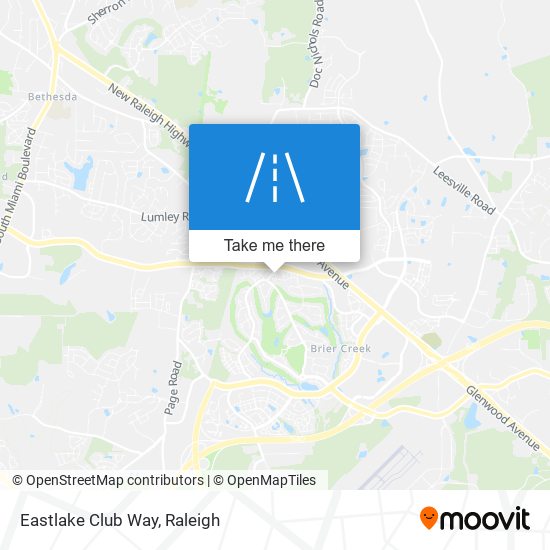 Eastlake Club Way map