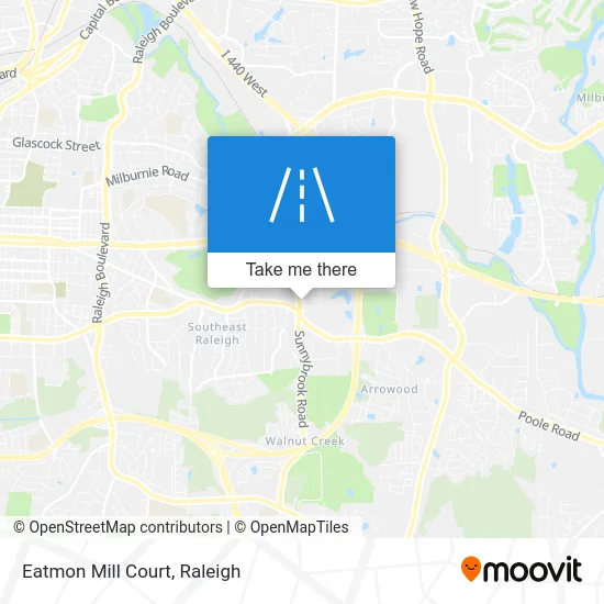 Eatmon Mill Court map