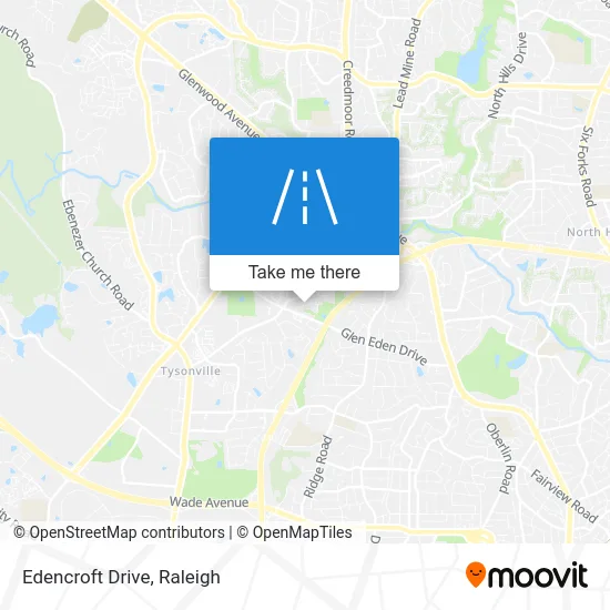Edencroft Drive map