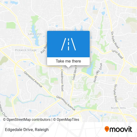 Edgedale Drive map