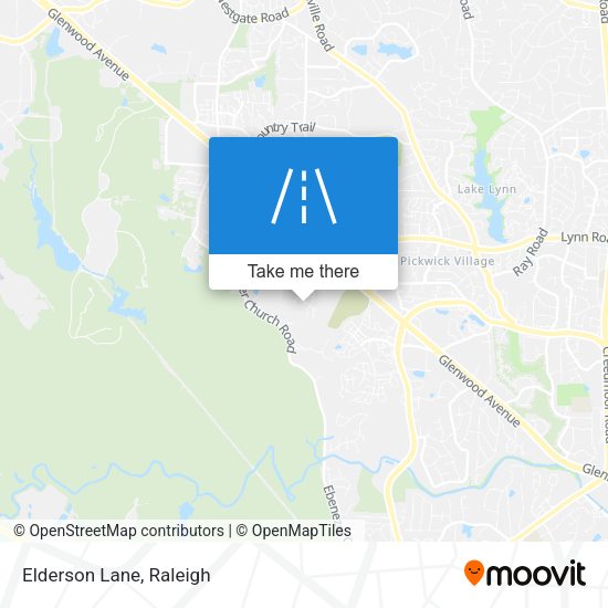 Mapa de Elderson Lane