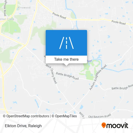 Elkton Drive map