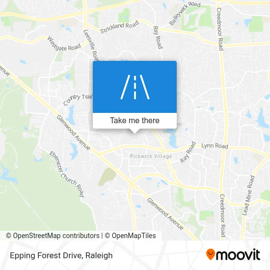 Epping Forest Drive map