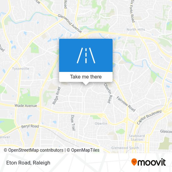 Mapa de Eton Road