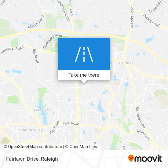 Fairlawn Drive map