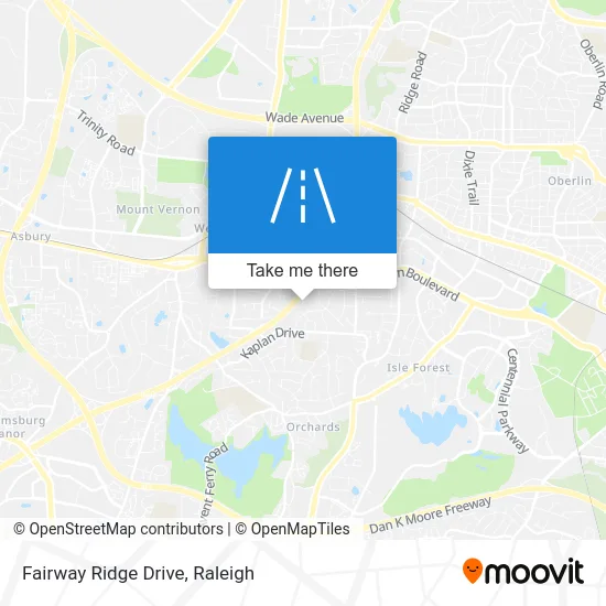 Fairway Ridge Drive map