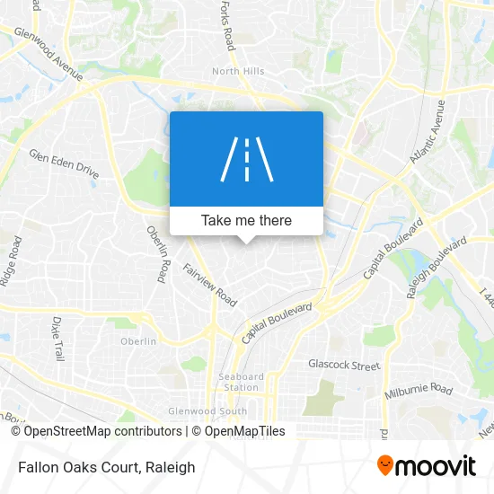 Fallon Oaks Court map