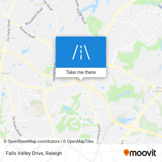 Falls Valley Drive map