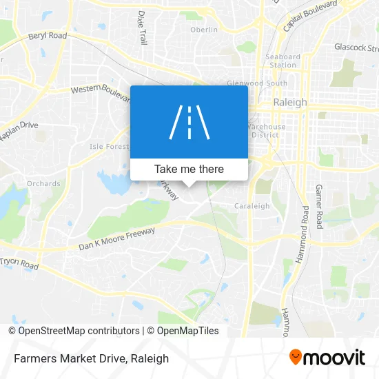 Farmers Market Drive map