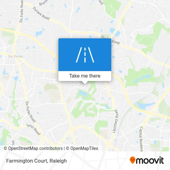 Farmington Court map