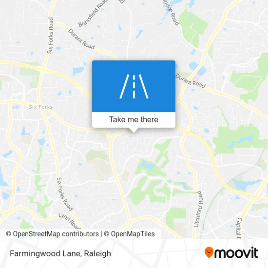 Farmingwood Lane map