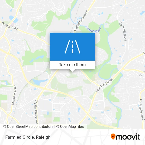 Farmlea Circle map
