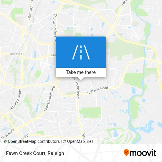 Fawn Creek Court map