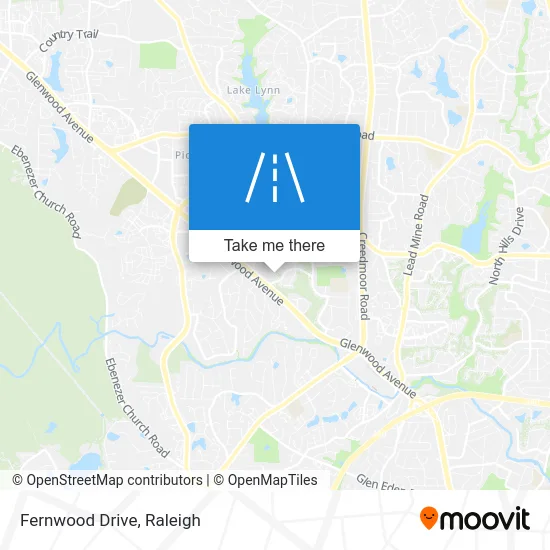 Fernwood Drive map