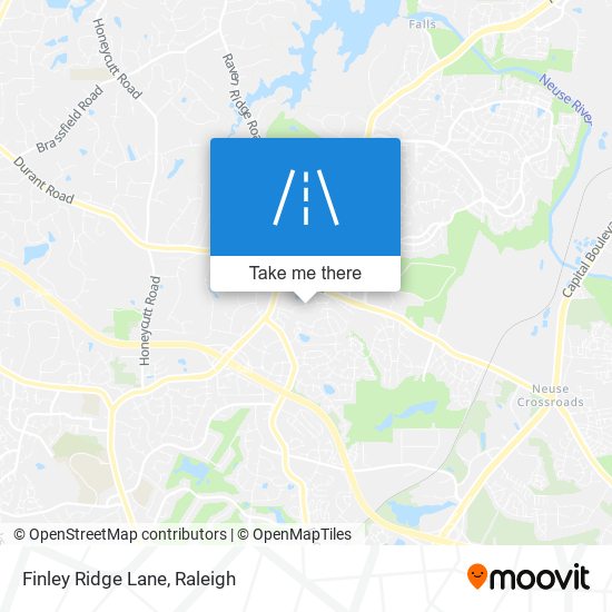 Finley Ridge Lane map