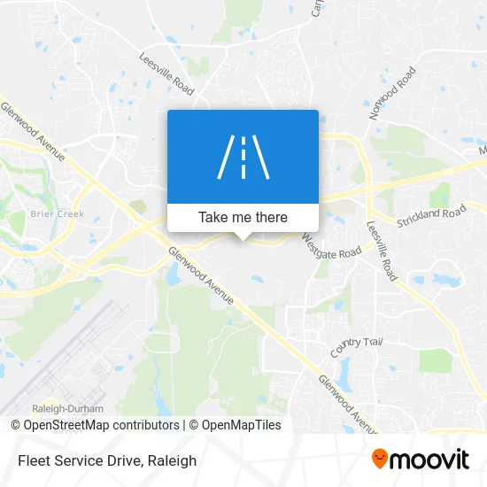 Fleet Service Drive map