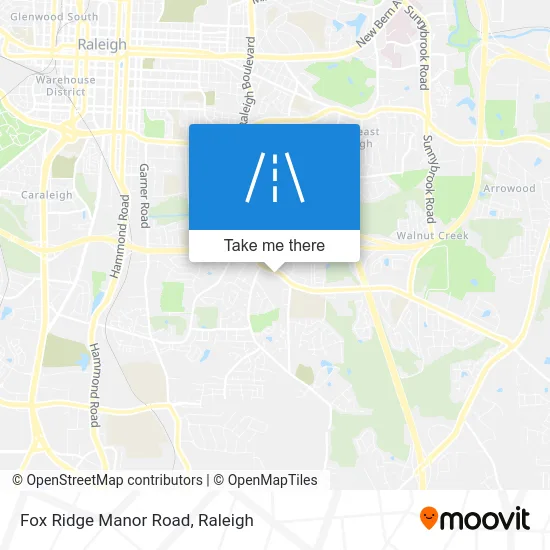Fox Ridge Manor Road map