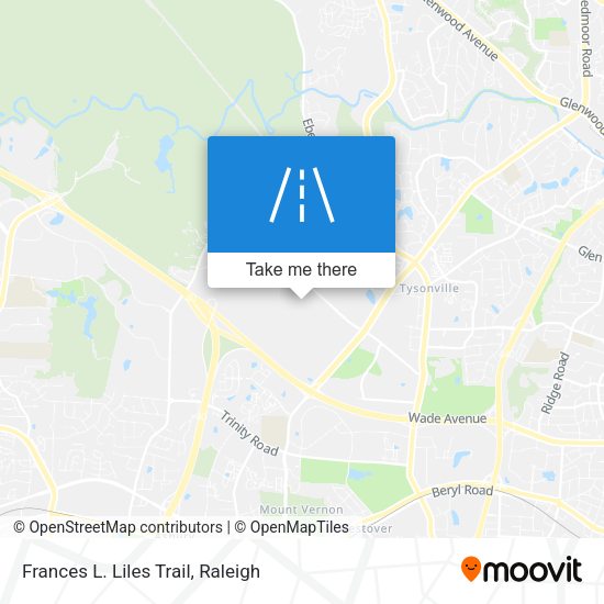 Mapa de Frances L. Liles Trail