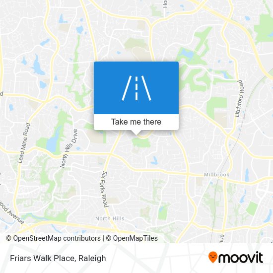 Mapa de Friars Walk Place