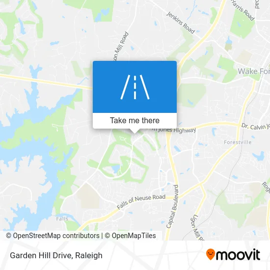 Garden Hill Drive map