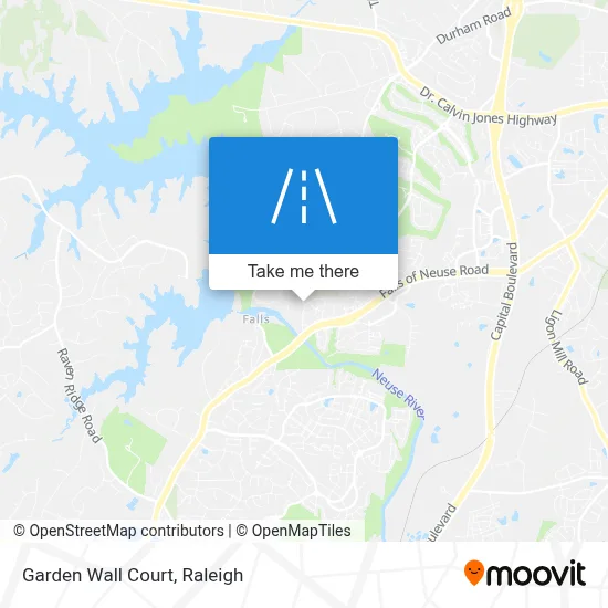 Garden Wall Court map