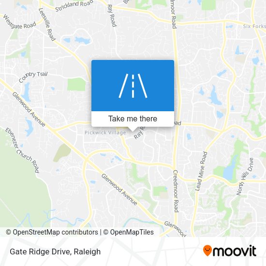 Mapa de Gate Ridge Drive