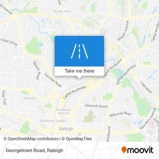 Georgetown Road map