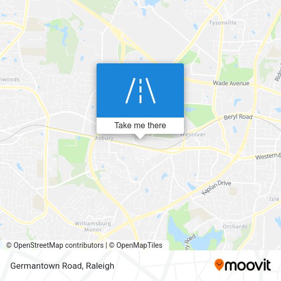 Mapa de Germantown Road