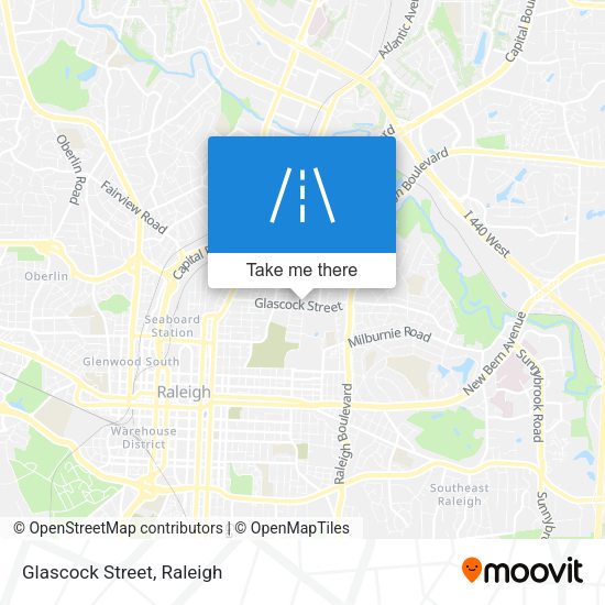 Mapa de Glascock Street