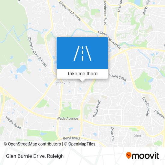 Mapa de Glen Burnie Drive