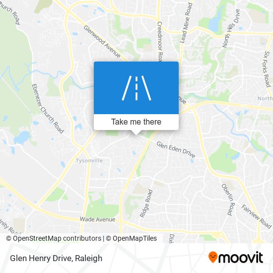 Glen Henry Drive map