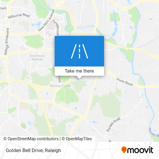 Golden Bell Drive map