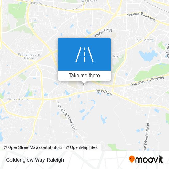 Mapa de Goldenglow Way