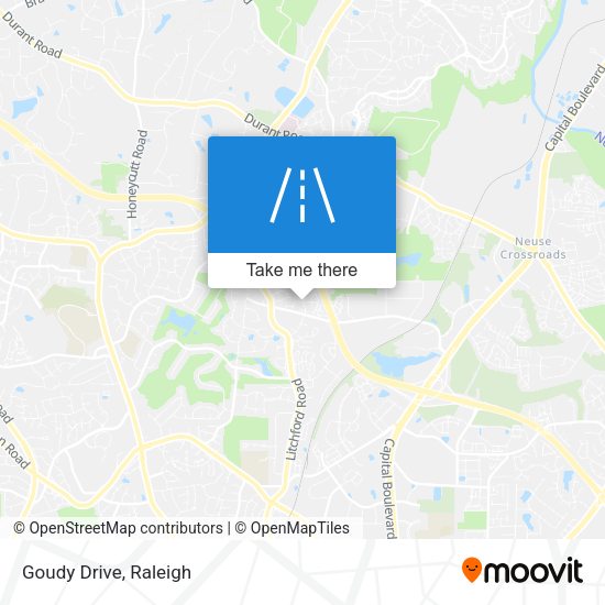 Goudy Drive map