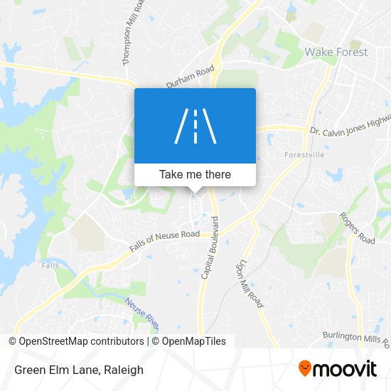 Mapa de Green Elm Lane