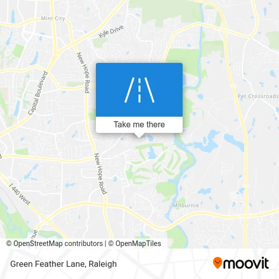 Green Feather Lane map