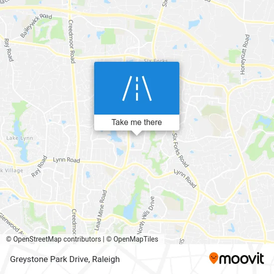 Greystone Park Drive map