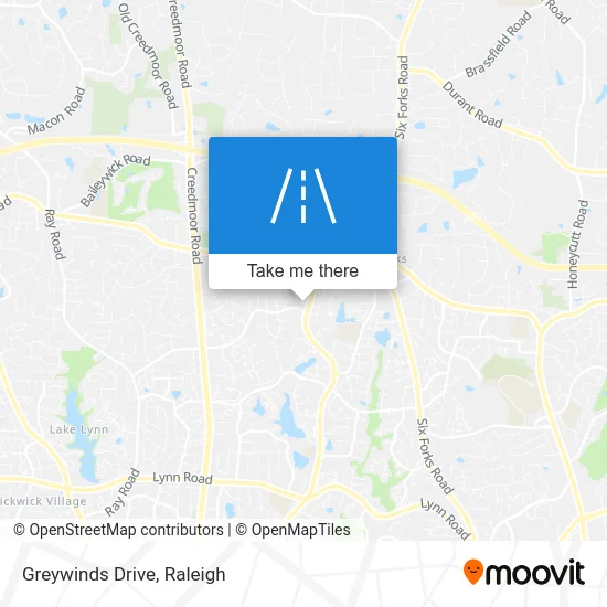 Greywinds Drive map