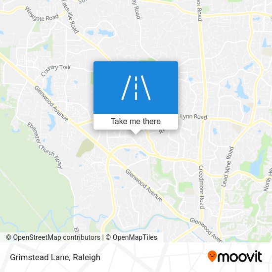 Grimstead Lane map