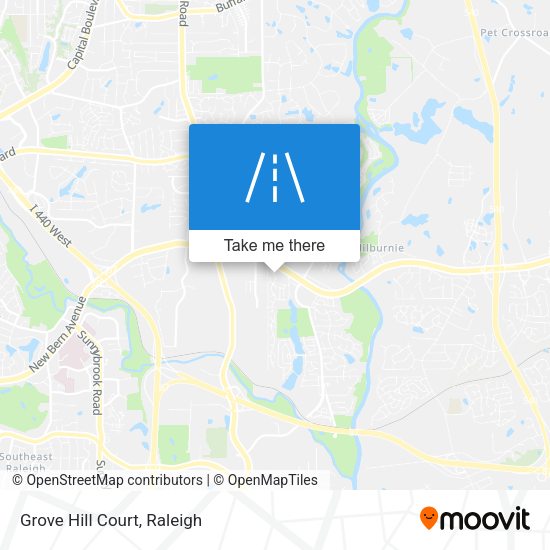 Mapa de Grove Hill Court