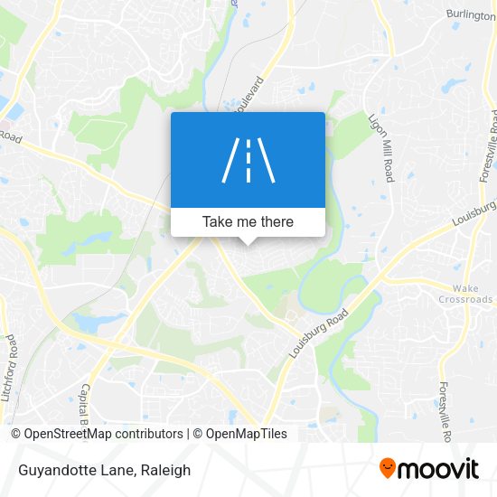 Mapa de Guyandotte Lane