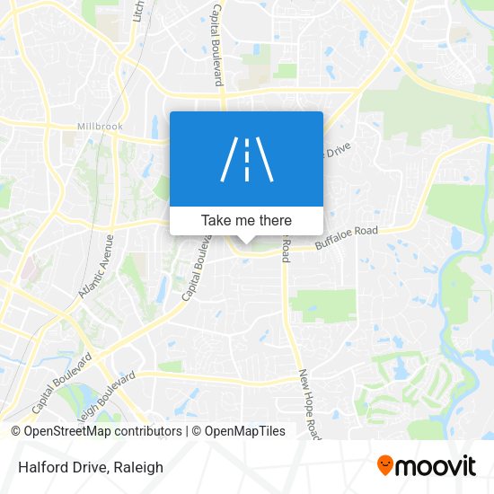 Mapa de Halford Drive